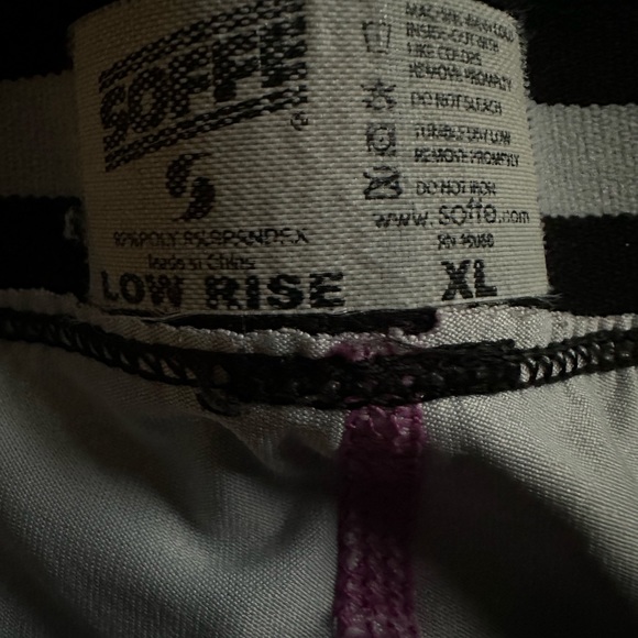 6 pairs of Soffe low rise spandex shorts girls XL (fits like a woman’s small) - Picture 4 of 8